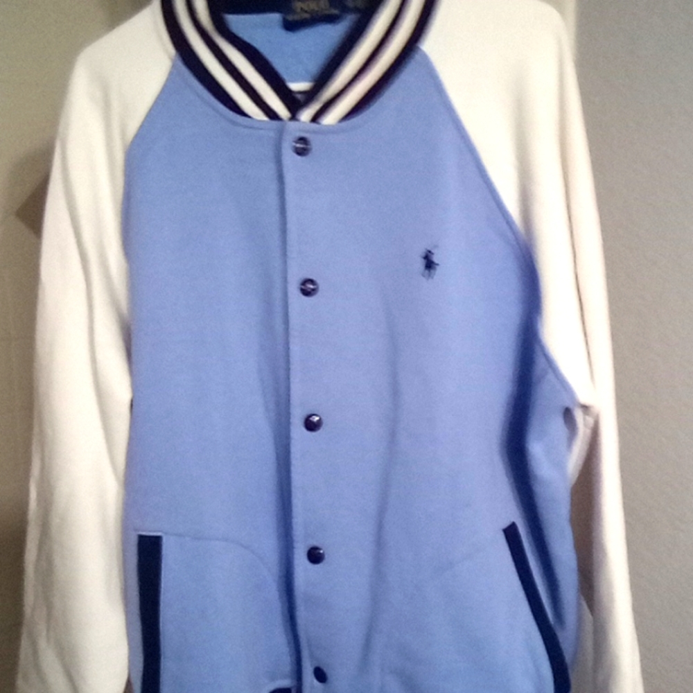 Ralph lauren varsity button up jacket
